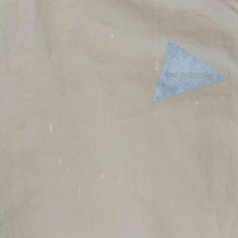 アンドワンダー and wander Laser Hole Over Shirt レーザーホール オーバーシャツ メンズ JPN:4
