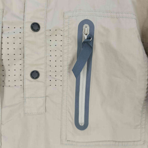 アンドワンダー and wander Laser Hole Over Shirt レーザーホール オーバーシャツ メンズ JPN:4