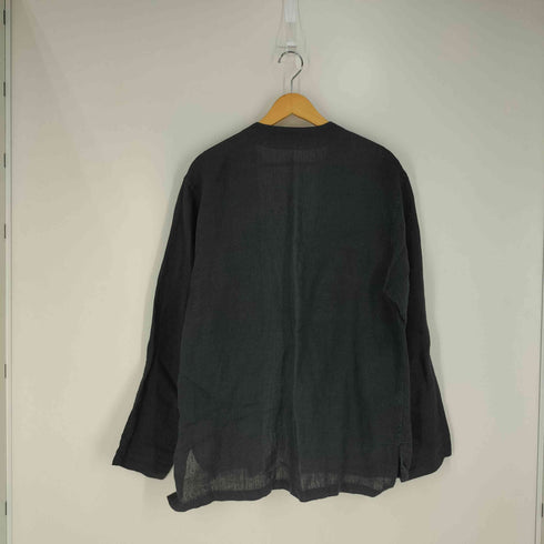 ネストローブコンフェクト nest Robe CONFECT リネン ノーカラージャケット カーディガン メンズ JPN:4