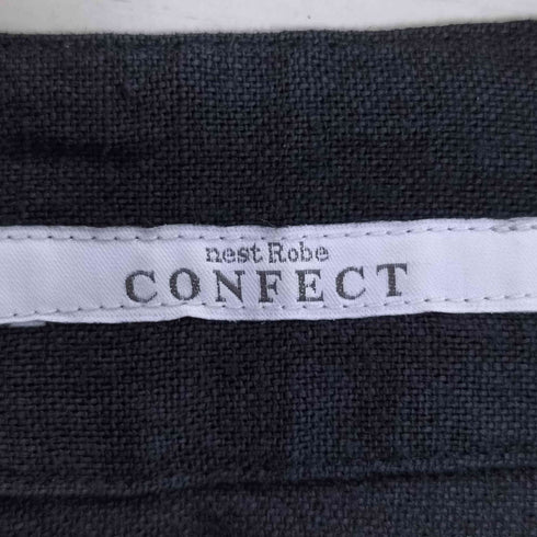 ネストローブコンフェクト nest Robe CONFECT リネン ノーカラージャケット カーディガン メンズ JPN:4