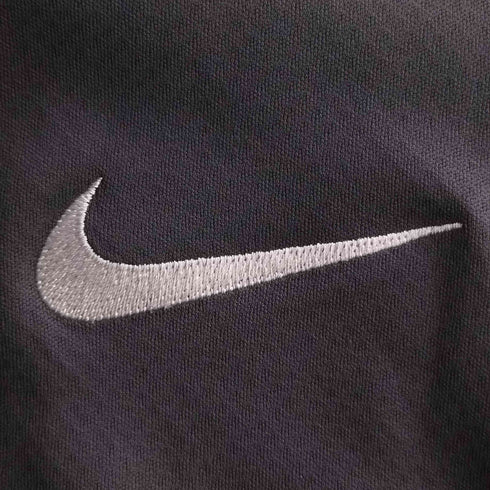ナイキ NIKE DRI-FIT ロゴ刺繍 ハーフジップ ハイネックロングスリーブTシャツ メンズ import:M
