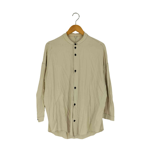 フィルマム FIRMUM レーヨンシーチング バンドカラーシャツ メンズ import:XS