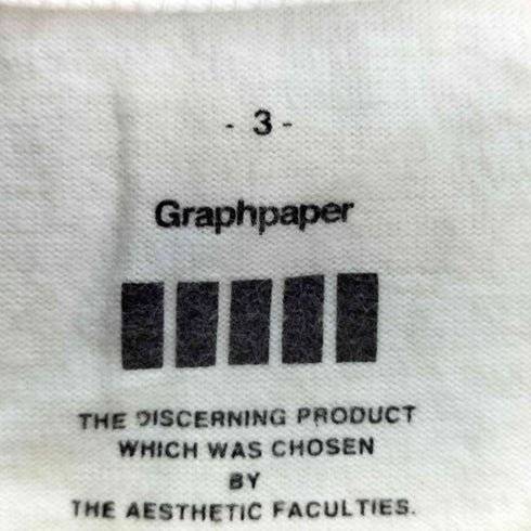 グラフペーパー Graphpaper クルーネック ポケットTシャツ メンズ JPN:3