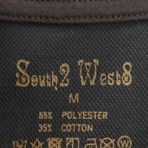 サウスツーウェストエイト SOUTH2 WEST8 L/S Round Pocket Tee-Circle Horn L/S ラウンドポケット Tシャツ サークルホーン メンズ import:M