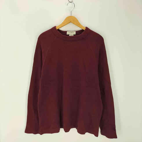 ジェイクルー J.CREW ラグランコットンニット メンズ L