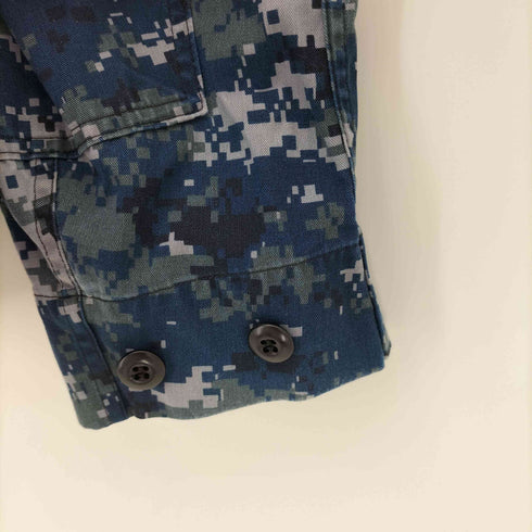 ユーエスネイビー U.S.NAVY デジカモ ミリタリーシャツ メンズ
