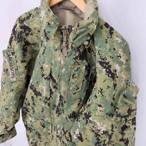 ユーエスネイビー U.S.NAVY デジカモ NWU TYPE III ミリタリージャケット メンズ MEDIUM SHORT