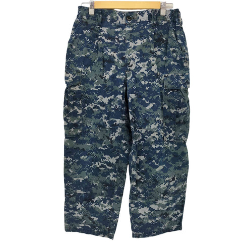 ユーエスネイビー U.S.NAVY デジカモ ミリタリーカーゴパンツ メンズ
