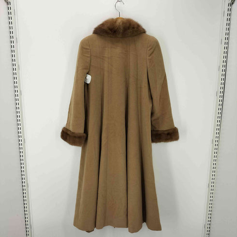 レリアン Leilian ミンクファー ウールロングコート レディース JPN:9号