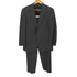 アクアスキュータム AQUASCUTUM ストライプ ウール 2B テーラード ジャケット 2タック スラックス パンツ セットアップ メンズ 96A85