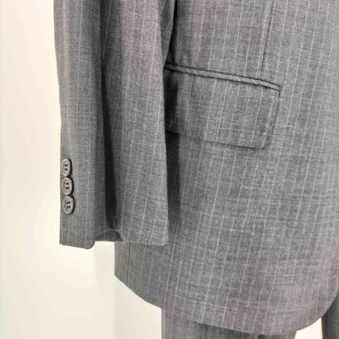 ブルックスブラザーズ BROOKS BROTHERS ストライプ ウール 2B テーラード ジャケット 2タック スラックス パンツ セットアップ メンズ 40SHT 34W