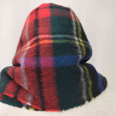 ジョンストンズオブエルガン johnstons of elgin スコットランド製 タータンチェックカシミヤマフラー レディース 190×35