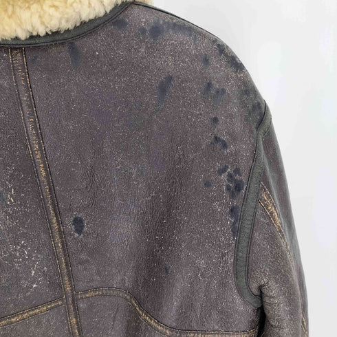 90S 韓国製 U.S ARMY STYLE TYPE B-3 ムートン フライトジャケット メンズ import:L