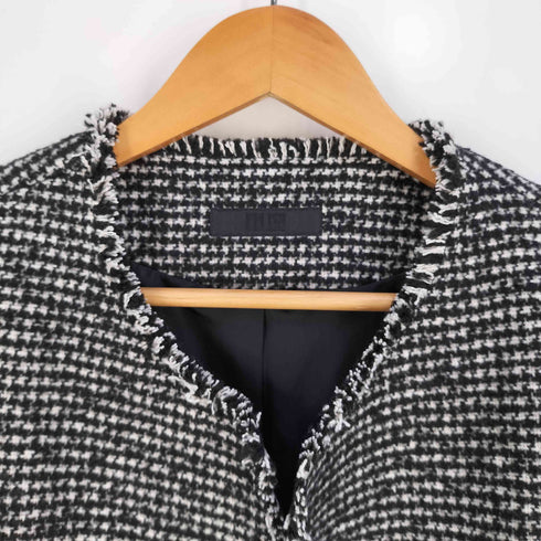 ユニクロ UNIQLO ツイードジャケット レディース JPN:L