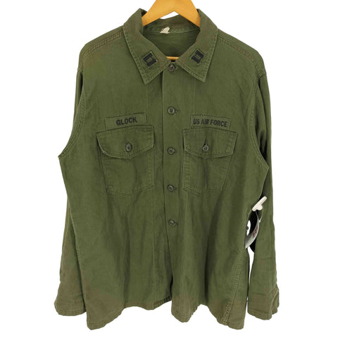 ユーエスアーミー U.S. ARMY AIR FORCE 空軍 ミリタリー L/S シャツ メンズ