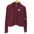 ナイキ NIKE ロゴ クロップド ジップアップ フーディー レディース JPN:M