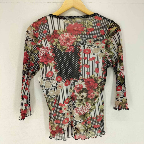 ELLY MADE IN ITALY 花柄 ナイロンレーストップ import レディース