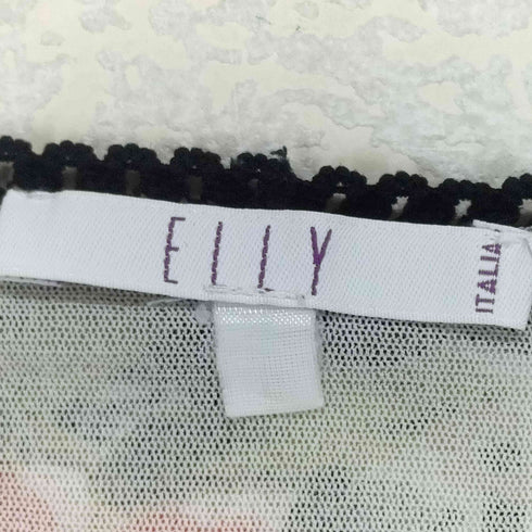 ELLY MADE IN ITALY 花柄 ナイロンレーストップ import レディース