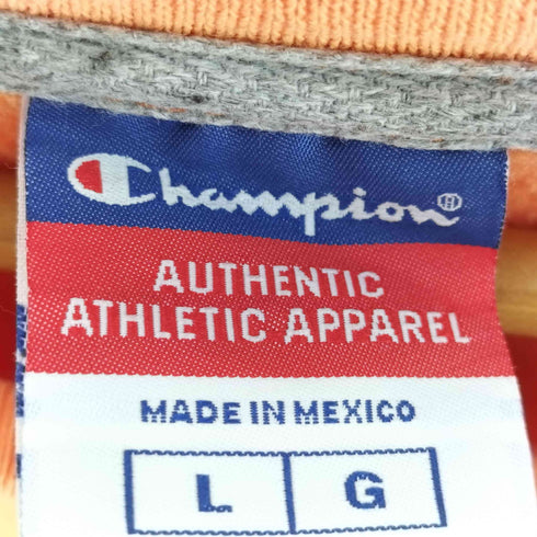 チャンピオン Champion 00S メキシコ製 Vガゼット 目あり クルーネック スウェット メンズ import:L