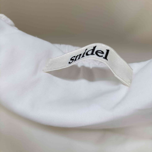 スナイデル snidel オフショル シャーリングフリルミニワンピース レディース FREE