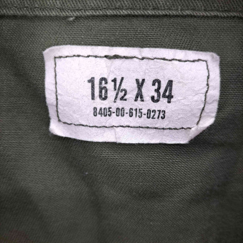 ユーエスアーミー U.S. ARMY 80S US AIR FORCE UTILITY SHIRT OG-507 リメイク ワッペン ユーティリティ ミリタリー S/S シャツ 85年製 メンズ 16 1/2 X 34