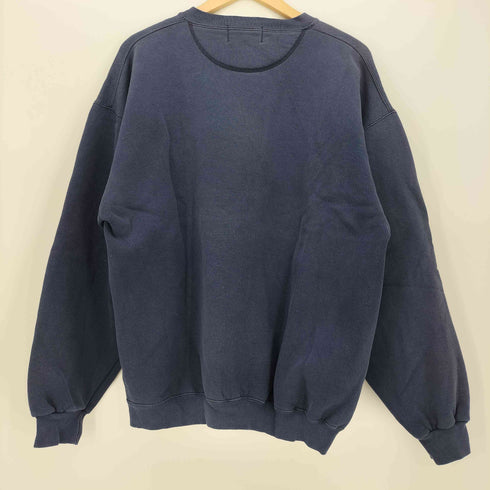エディーバウアー Eddie Bauer 90S 白タグ フロントビッグプリント プルオーバー スウェット メンズ import:M