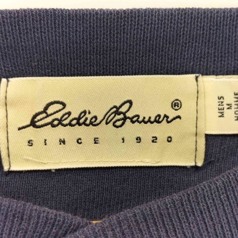 エディーバウアー Eddie Bauer 90S 白タグ フロントビッグプリント プルオーバー スウェット メンズ import:M