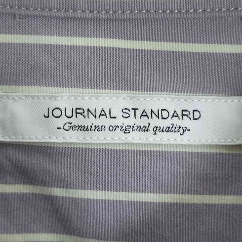 ジャーナルスタンダード JOURNAL STANDARD パターン ストライプ ボタンダウン シャツ メンズ JPN:M