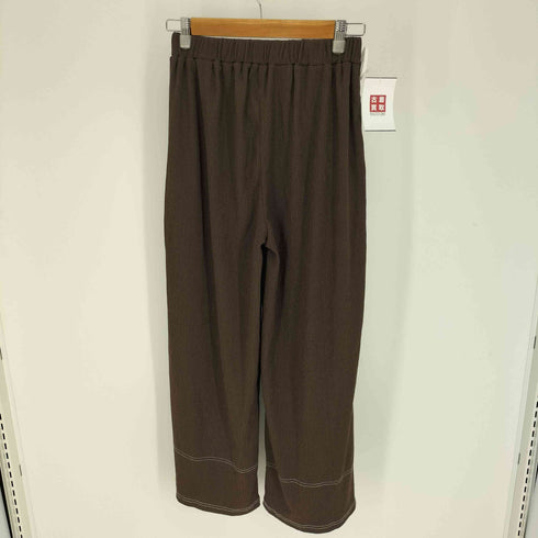 Green Parks 24AW 配色ステッチ楊柳イージーパンツ レディース FREE