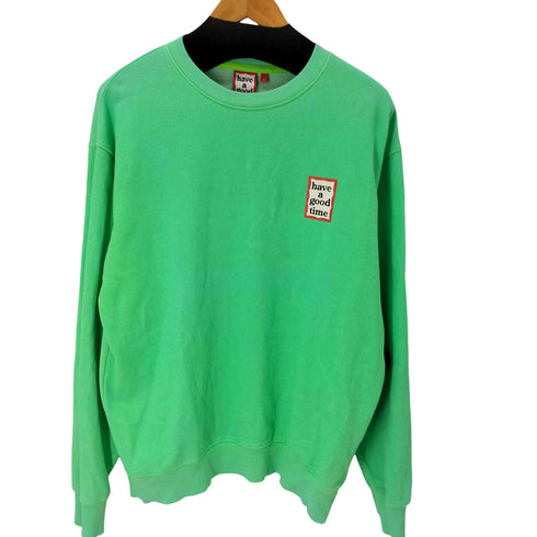 ハブアグッドタイム HAVE A GOOD TIME MINI FRAME CREWNECK ボックスロゴクルーネックスウェット メンズ JPN:L