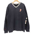 ポロジーンズカンパニーラルフローレン POLO JEANS COMPANY RALPH LAUREN 00S フロントワッペン 裏起毛 Vネック スウェット メンズ import:M