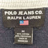 ポロジーンズカンパニーラルフローレン POLO JEANS COMPANY RALPH LAUREN 00S フロントワッペン 裏起毛 Vネック スウェット メンズ import:M