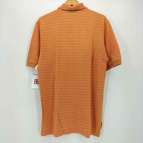 ブルックスブラザーズ BROOKS BROTHERS ロゴ刺繍 ボーダー S/S ポロシャツ メンズ import:S