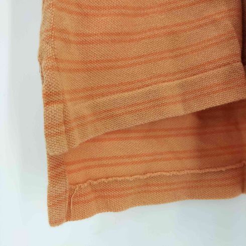 ブルックスブラザーズ BROOKS BROTHERS ロゴ刺繍 ボーダー S/S ポロシャツ メンズ import:S