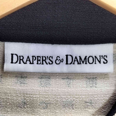 DRAPERS&DAMONS 日本語 プリント 総柄シャツ メンズ import:XL