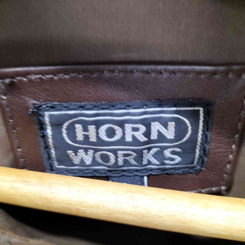 ホーンワークス HORN WORKS A-2 カウレザーフライトジャケット メンズ JPN:L