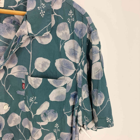 リーバイス Levis RELAXED 花柄 総柄 開襟 オープンカラー コットン レーヨン アロハシャツ メンズ import:L