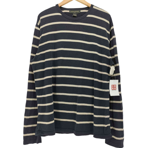 バナナリパブリック BANANA REPUBLIC 00S ボーダー クルーネック L/S Tシャツ メンズ import:L