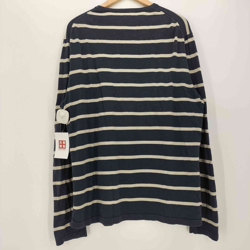 バナナリパブリック BANANA REPUBLIC 00S ボーダー クルーネック L/S Tシャツ メンズ import:L