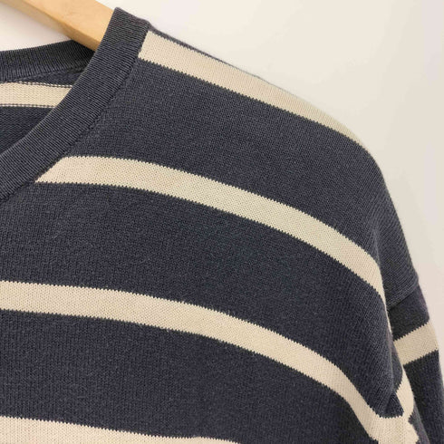 バナナリパブリック BANANA REPUBLIC 00S ボーダー クルーネック L/S Tシャツ メンズ import:L