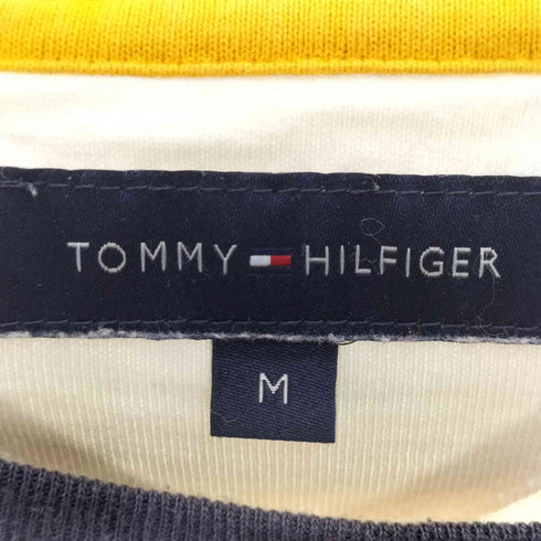 トミーヒルフィガー TOMMY HILFIGER ロゴワッペン フロントプリント L/S Tシャツ メンズ import:M