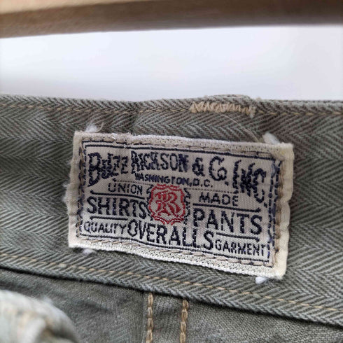 バズリクソンズ BUZZ RICKSONS U.S.MARINE CORPS HERRINGBONE PANTS ヘリンボーンパンツ メンズ