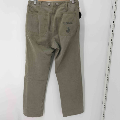 バズリクソンズ BUZZ RICKSONS U.S.MARINE CORPS HERRINGBONE PANTS ヘリンボーンパンツ メンズ US:32-33