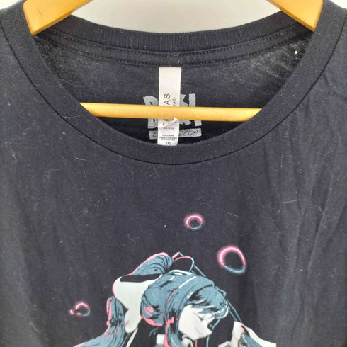 Doki Doki JUST MONIKA モニカ キャラクター プリント クルーネック Tシャツ アニメ Tシャツ メンズ 3XL