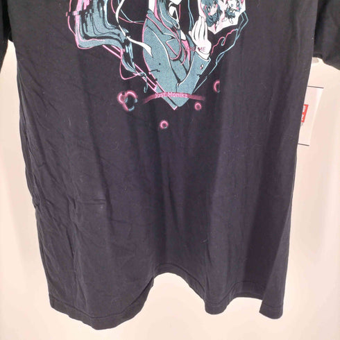 Doki Doki JUST MONIKA モニカ キャラクター プリント クルーネック Tシャツ アニメ Tシャツ メンズ 3XL