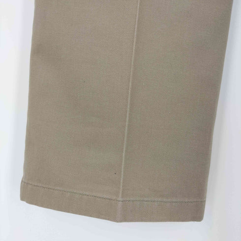 ドッカーズ DOCKERS PLEATED CLASSIC FIT ロゴパッチ 2タック チノ パンツ メンズ W34 L31