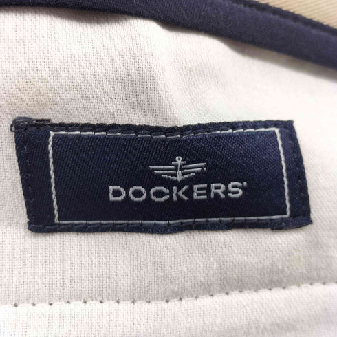 ドッカーズ DOCKERS PLEATED CLASSIC FIT ロゴパッチ 2タック チノ パンツ メンズ W34 L31