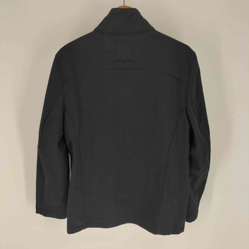 ギャップ Gap 同色 ロゴ プリント 裏地フリース スタンドネック テック ジャケット メンズ import:S