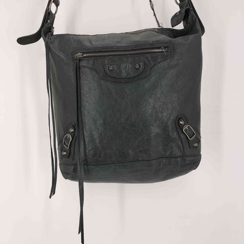 バレンシアガ BALENCIAGA ザ デイ レザーショルダーバッグ レディース
