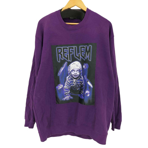 レフレム REFLEM サイキックベイビー プリント オーバーサイズスウェット メンズ FREE